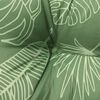 vidaXL Garden Bench Cushion Leaf Pattern 180x50x7 cm Oxford Fabric