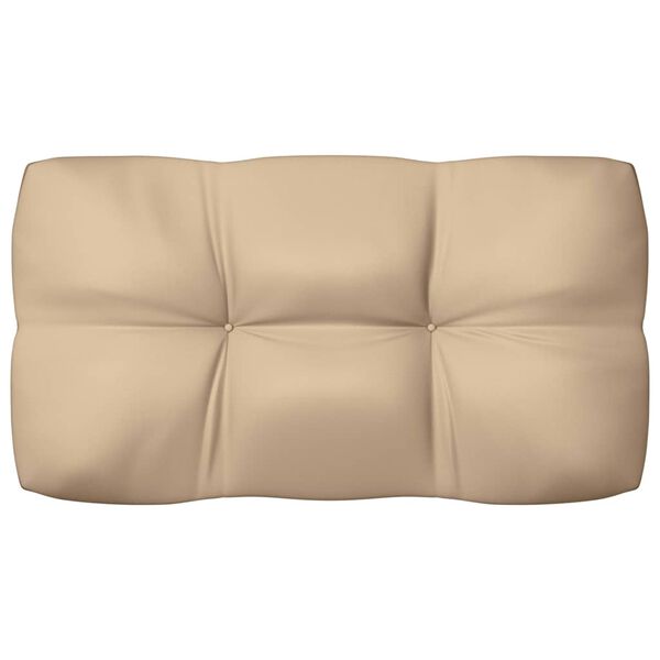 vidaXL Pallet Sofa Cushions 7 pcs Beige