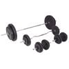 vidaXL Weight Bench with Weight Rack, Barbell and Dumbbell Set 90 kg