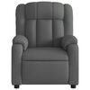 vidaXL Electric Massage Recliner Chair Dark Grey Fabric