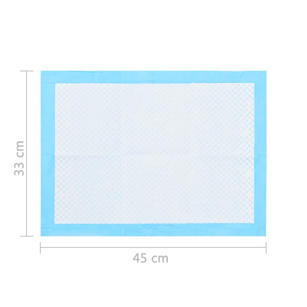 vidaXL Pet Training Pads 100 pcs 45x33 cm Non Woven Fabric
