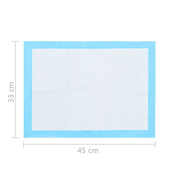 vidaXL Pet Training Pads 100 pcs 45x33 cm Non Woven Fabric