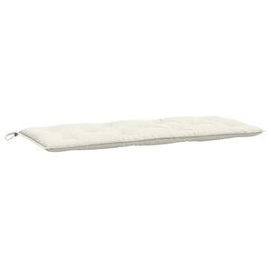 vidaXL Garden Bench Cushion Melange Cream 120x50x7 cm Fabric