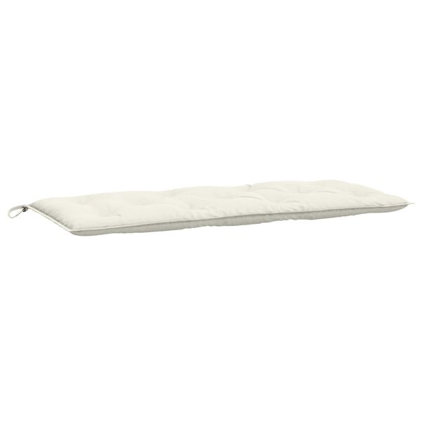 vidaXL Garden Bench Cushion Melange Cream 120x50x7 cm Fabric