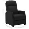 vidaXL Electric Recliner Chair Black Faux Leather