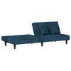 vidaXL Sofa Bed Light Grey Velvet
