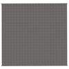 vidaXL Weighted Blanket Grey 220x230 cm King 15 kg Fabric