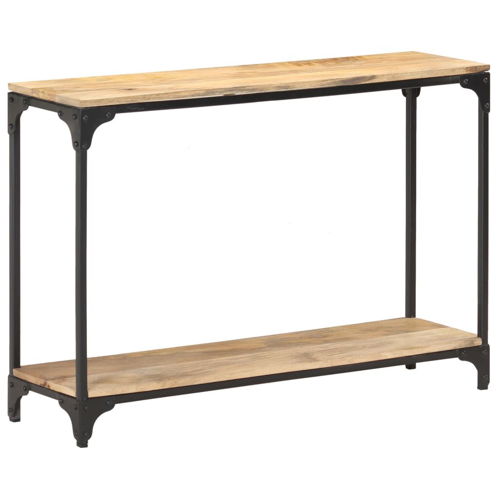 vidaXL Console Table 110x30x75 cm Solid Mango Wood
