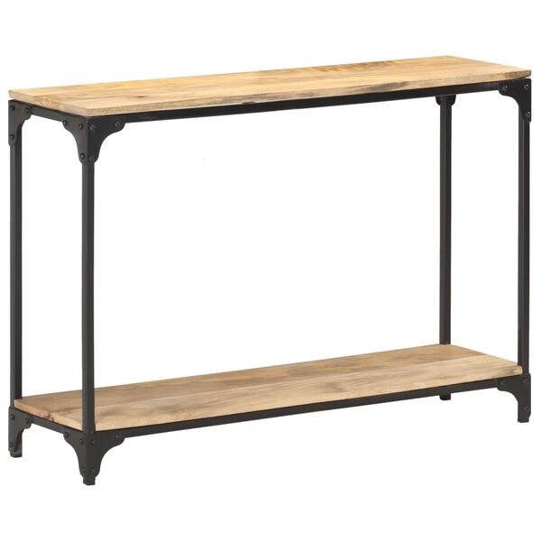 vidaXL Console Table 110x30x75 cm Solid Mango Wood