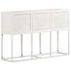 vidaXL Sideboard 115x30x76 cm Solid Mango Wood