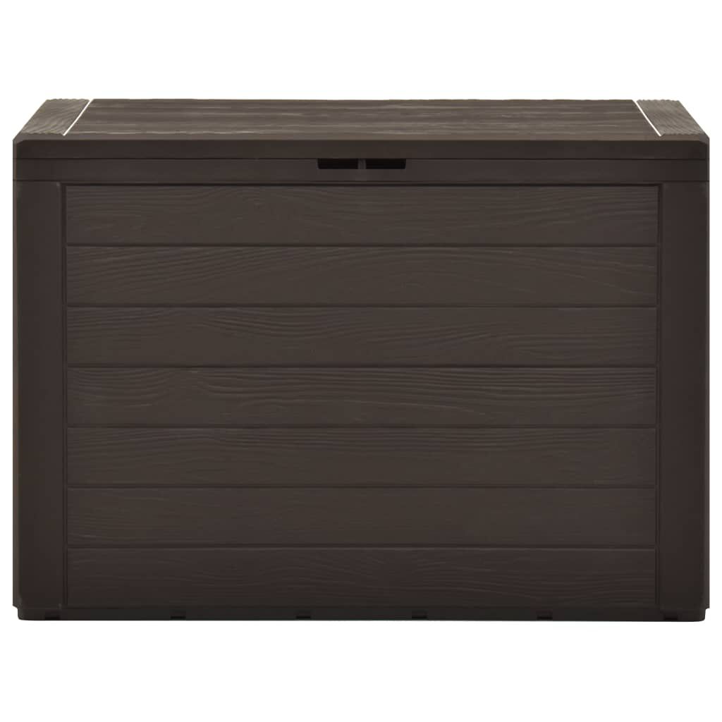 vidaXL Garden Storage Box Brown 78x44x55 cm