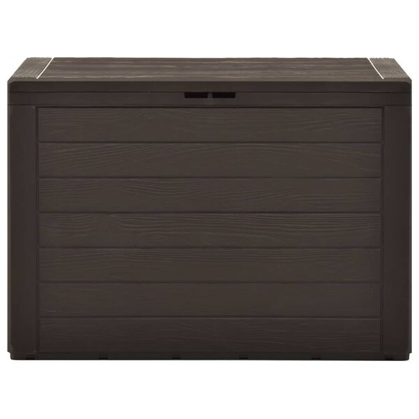 vidaXL Garden Storage Box Brown 78x44x55 cm
