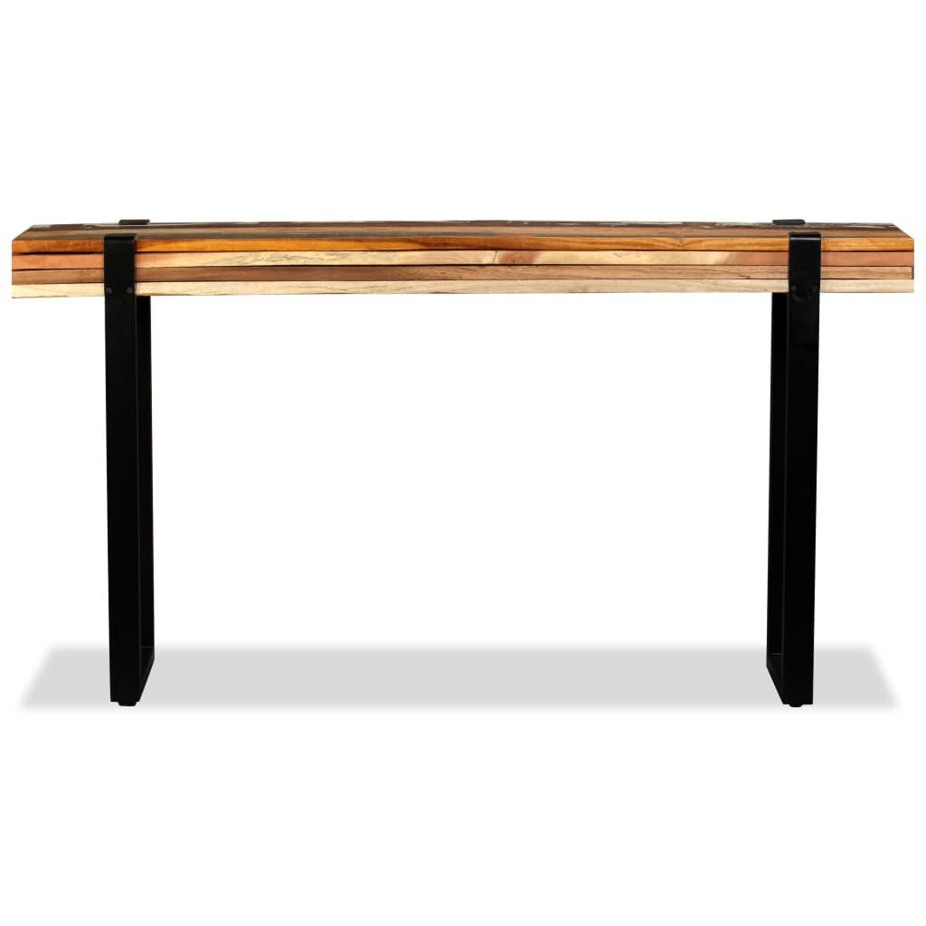vidaXL Console Table Solid Reclaimed Wood Adjustable