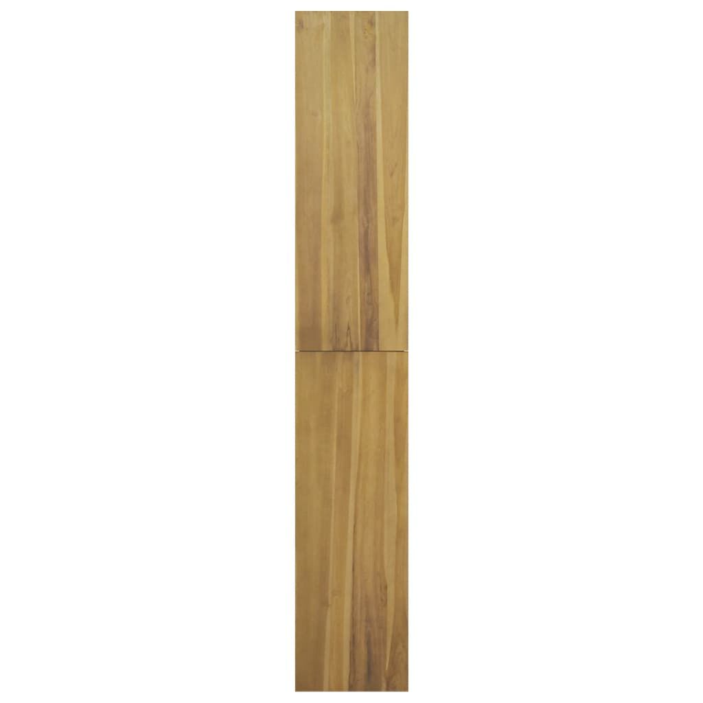 vidaXL Book Cabinet 70x30x180 cm Solid Wood Teak