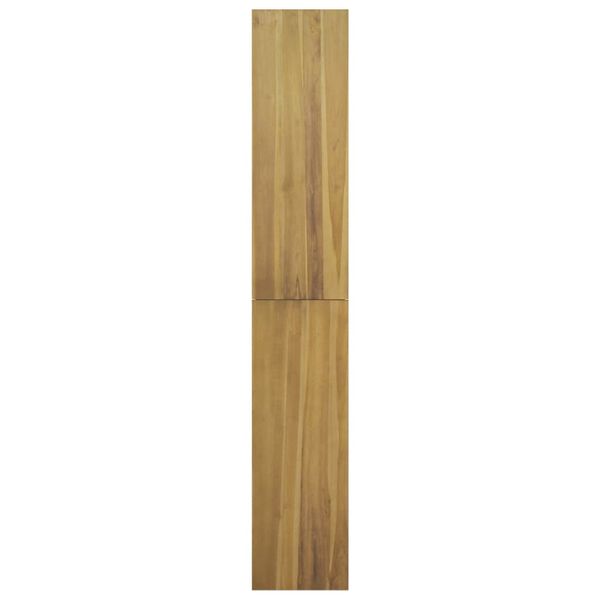 vidaXL Book Cabinet 70x30x180 cm Solid Wood Teak