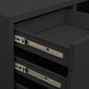 vidaXL Office Cabinet with Planter Box Anthracite 90x40x125 cm Steel