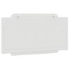 vidaXL Headboard Cushion "Zadar" White 100 cm Faux Leather