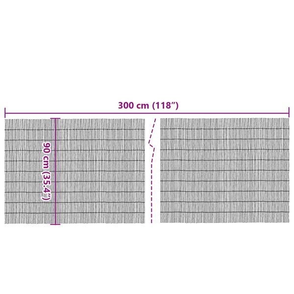 vidaXL Garden Fence 300x90 cm Reed