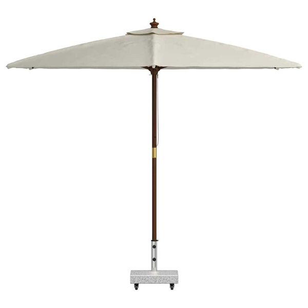 vidaXL Umbrella Base Light Grey 45x25x8.3 cm Granite