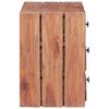 vidaXL Bedside Cabinet with 3 Drawers 35x25x35 cm Solid Mahogany Wood