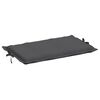 vidaXL Sun Lounger Cushion Melange Anthracite 186x58x4 cm Fabric