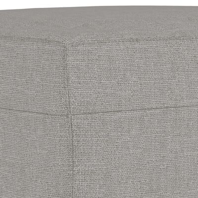 vidaXL Bench Light Grey 70x35x41 cm Fabric