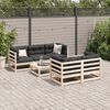 vidaXL 6 Piece Garden Sofa Set with Cushions Solid Wood Pine