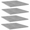 vidaXL Bookshelf Boards 4 pcs Concrete Grey 40x50x1.5 cm