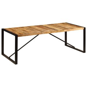 vidaXL Dining Table 220x100x75 cm Solid Mango Wood