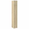 vidaXL Slim Storage Cabinet Sonoma Oak 30x42.5x225 cm Engineered Wood
