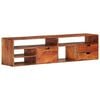 vidaXL TV Cabinet 140x30x35 cm Solid Acacia Wood