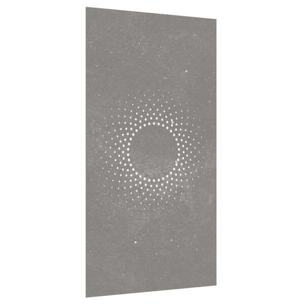 vidaXL Garden Wall Decoration 105x55 cm Corten Steel Sun Design