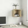 vidaXL Wall Cabinet Sonoma Oak 37x37x37 cm Engineered Wood