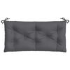 vidaXL Garden Bench Cushions 2 pcs Anthracite 100x50x7 cm Oxford Fabric