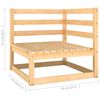 vidaXL 14 Piece Garden Lounge Set with Cushions Solid Pinewood