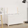 vidaXL Bench White 80x41x77 cm Solid Wood Pine