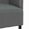 vidaXL Highback Sofa Dark grey 109 x 56 x 121 cm Fabric