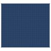 vidaXL Weighted Blanket Blue 220x230 cm King 15 kg Fabric
