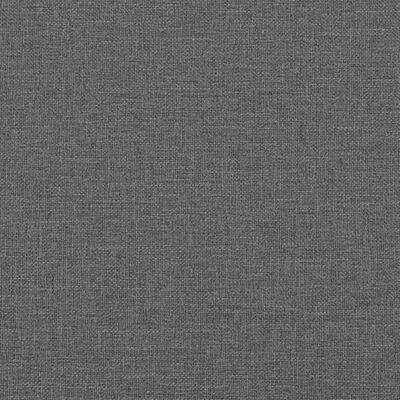 vidaXL Footstool Dark Grey 77x55x31 cm Fabric