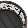 vidaXL Rustic Fire Pit with Poker 67.5 cm XXL Steel