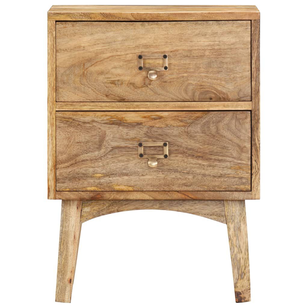 vidaXL Bedside Cabinet 40x35x55 cm Solid Mango Wood