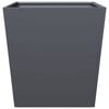 vidaXL Garden Planter Anthracite 50x50x50 cm Steel
