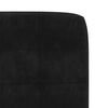 vidaXL Dining Chairs 2 pcs Black Velvet