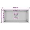 vidaXL Handmade Kitchen Sink Stainless Steel