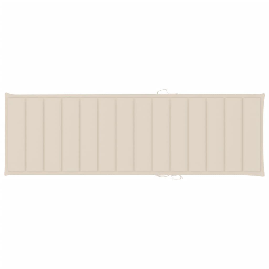 vidaXL Sun Loungers 2 pcs with Cushions Solid Wood Acacia
