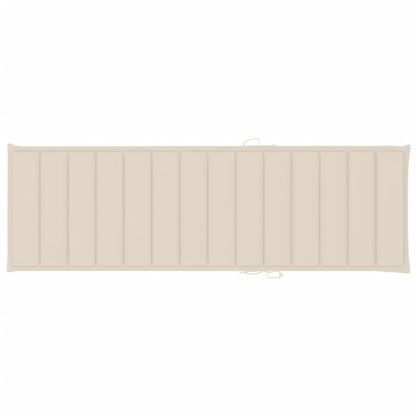 vidaXL Sun Loungers 2 pcs with Cushions Solid Wood Acacia