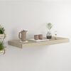 vidaXL Floating Wall Shelf Oak 60x23.5x3.8 cm MDF