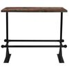 vidaXL Bar Set 7 Piece Solid Reclaimed Wood Multicolour