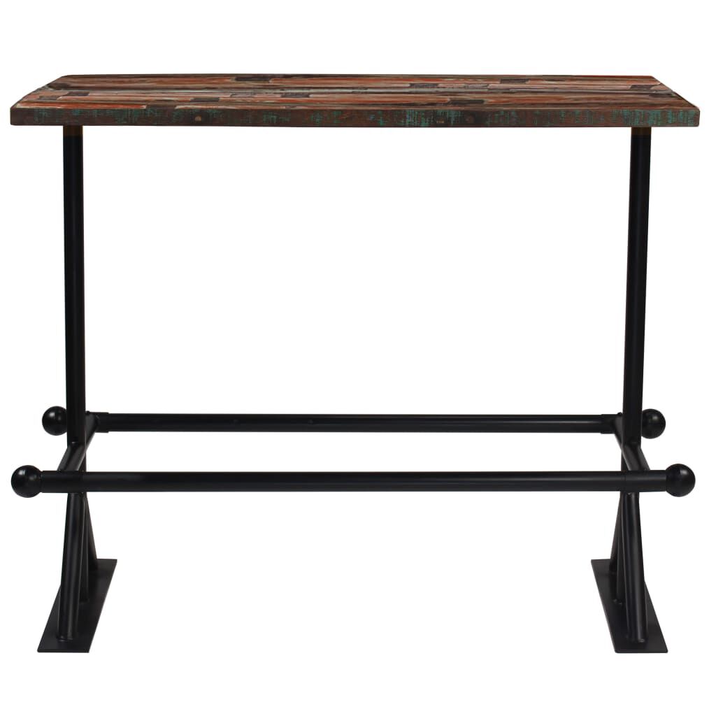 vidaXL Bar Set 7 Piece Solid Reclaimed Wood Multicolour