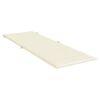 vidaXL Sun Lounger Cushion Cream 186x58x4cm Oxford Fabric